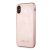 Guess iPhone XS Max GUHCI65SLSAPI pink hard case Saffiano Silicone